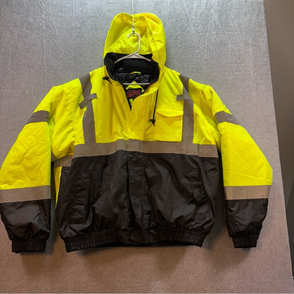 GSS 8001 Cold Weather Waterproof Safety Bomber Jacket, Men's 2XL